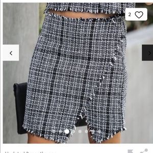 Johnny Becca tweed skirt